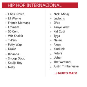 <h3>Pen Drive com Músicas</h3> <h1>HIP HOP INTERNACIONAL</h1> - Image 3